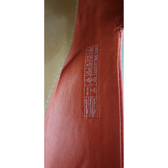 UGG ALEXA LEATHER EXOTIC CIGARETTE FLATS LOAFERS WOMENS SIZE 8 - Picture 8 of 10